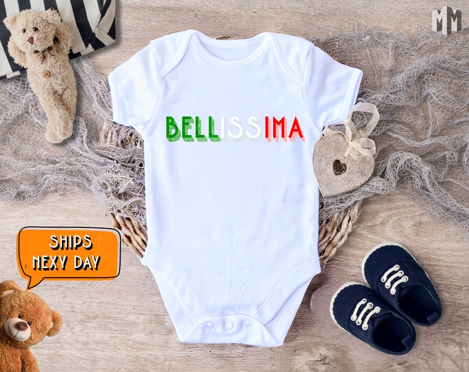 BABIES RUFFLE BACK ONE PIECE AN ITALIAN WELCOME