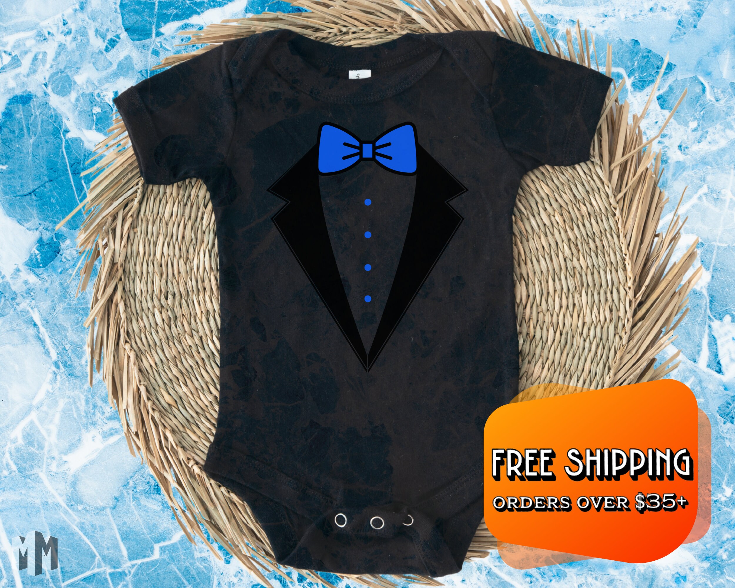Tuxedo Baby Onesies Etsy UK