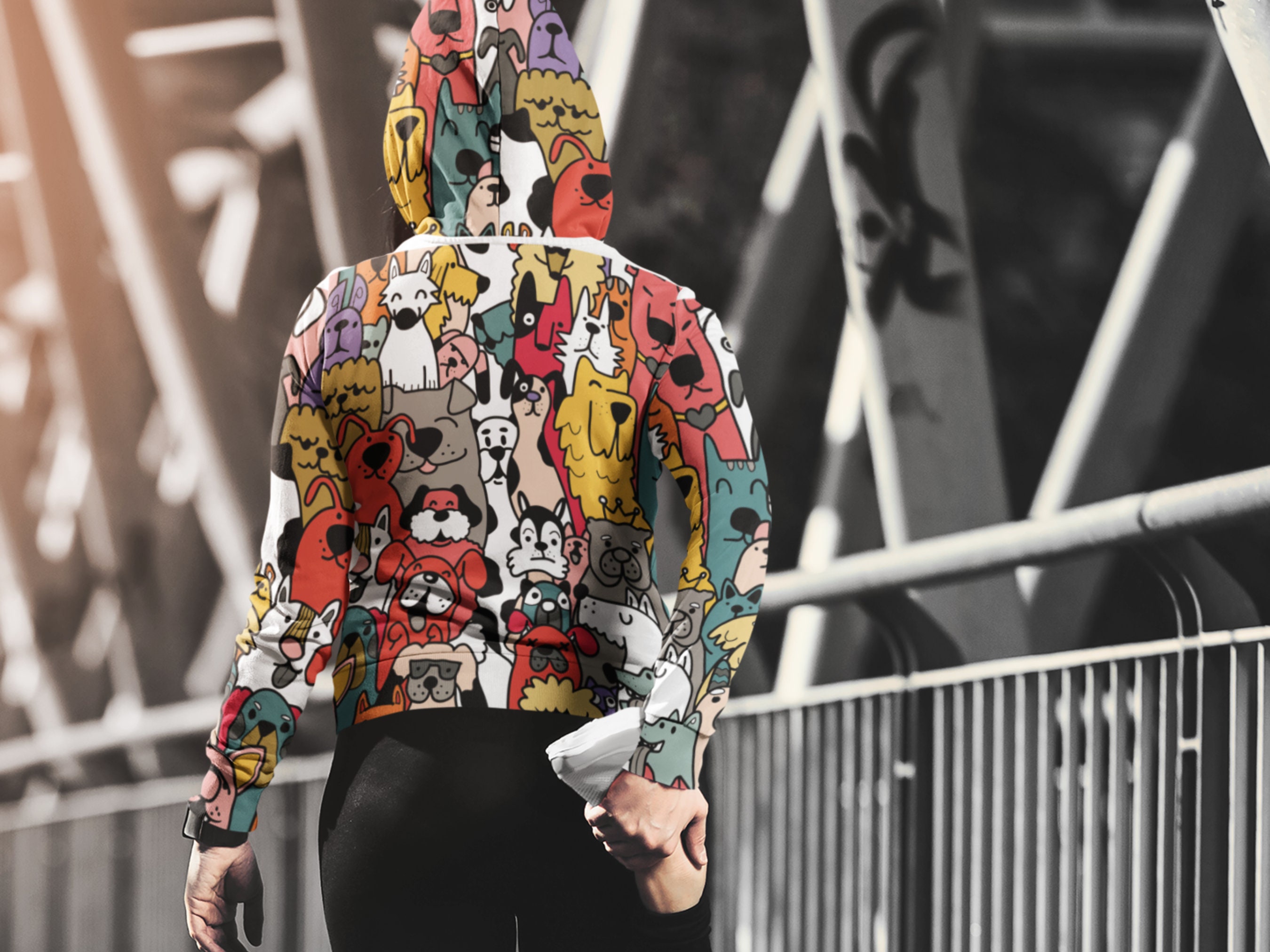 Sweat-shirt Vintage Raton Laveur Rock - Graphique Humour, Col Rond, 241g, Coupé Classique