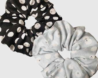 Süßes Doggy Dot Scrunchie Baumwollstoff Scrunchie Oversized Scrunchie Haargummis Haarschmuck Hundeliebhaber Tierliebhaber Geschenk für sie【MOFU】