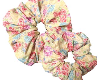Kimono-Haargummi, japanisches Accessoire, übergroßer Haargummi, Haargummis, Haarschmuck, wunderschöner Blumen-Haargummi, japanisches Geschenk für sie 【HIYORI】