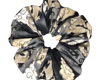 Drachen-Haargummi, japanischer Oversize-Haargummi, japanisches Haaraccessoire, Kimono-Haargummi, Geschenk für sie 【ZWILLINGSDRACHEN】