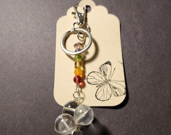 Rainbow Cloud Keychain