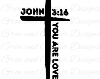 John 3:16 Christian Bible Verse Desktop Wallpapers