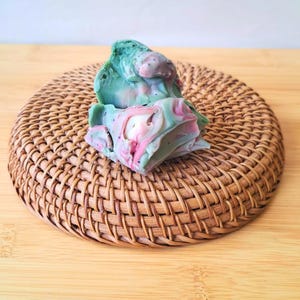 Handmade Watermelon Soap Gem: Fruity Sorbet Scent, Vegan
