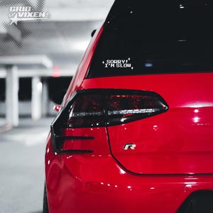 Calcomanía de vinilo "Lo siento, soy lento" / 15 cm / Calcomanía para parachoques para conductores nuevos o nerviosos / Bonito regalo para conductores imagen 3