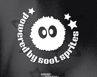 Ruß Sprites inspiriert Vinyl Aufkleber | Ghibli Anime angefeuert durch Ruß Sprites-Autoaufkleber | 10cm
