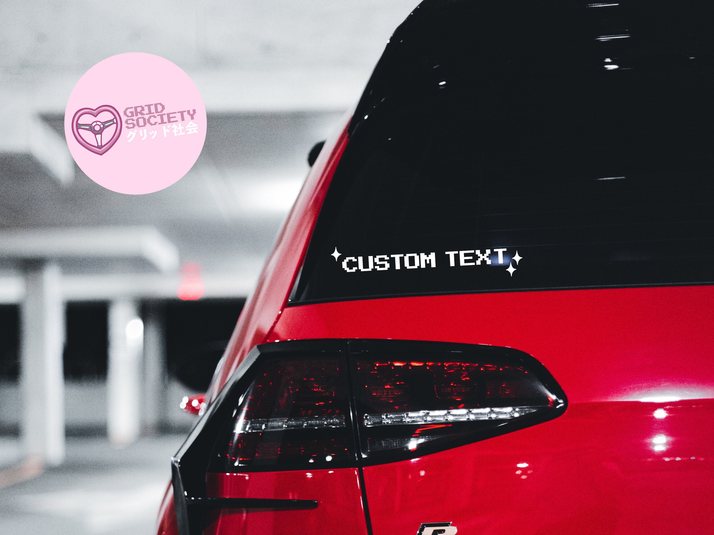 Custom Text Car Bumper Sticker Vehicle Bumper Sticker sold by Robbie ...