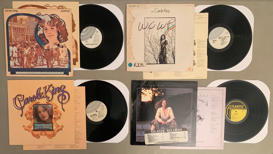 LOT 10 Carole King Vinyl Records Tapestry Music Fantasy Plus Etsy