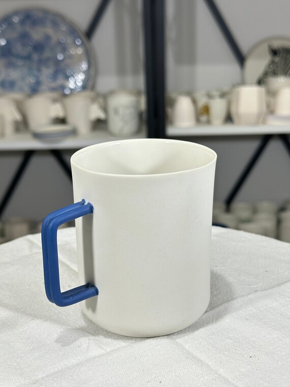 12 oz White Latte Mug