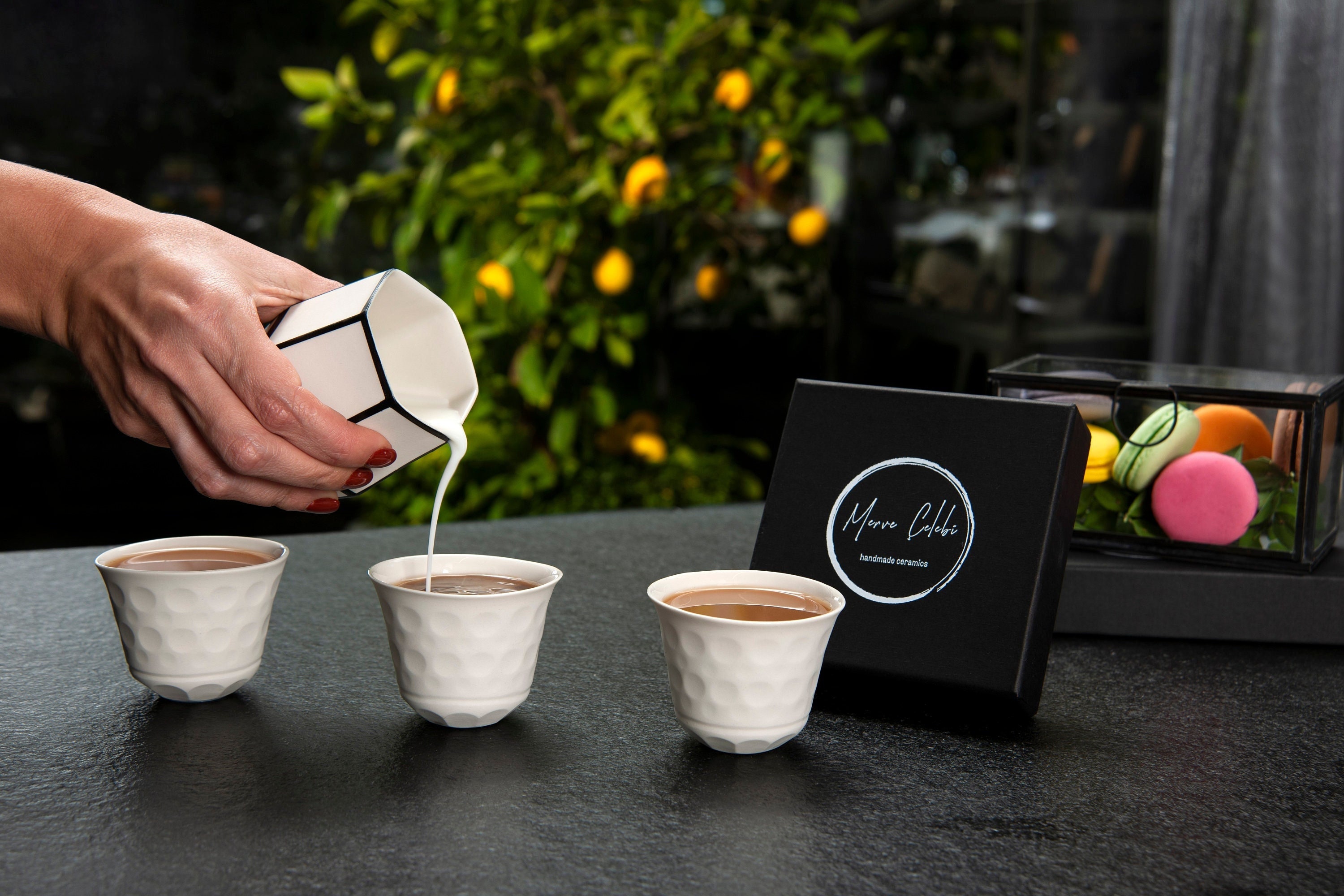 Caffe Macchiato in Demitasse Cup · Creative Fabrica