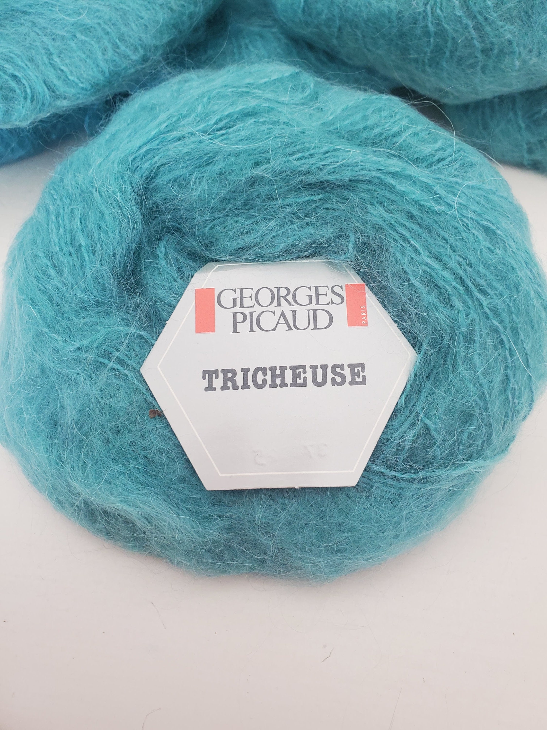 Georges Picaud Paris Rebelle Shimmery Twist Novelty Yarn Acrylic Cotton  Viscose