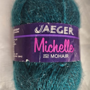Jaeger Michelle 50g Knäuel mit Mohair Farbe 5454 Jägergrün