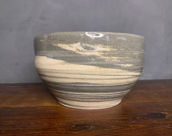 Marble Ceramic Bowl | Pottery | Handmade Dinnerware