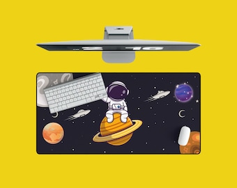 Sous-main - Astronaute moderne noir