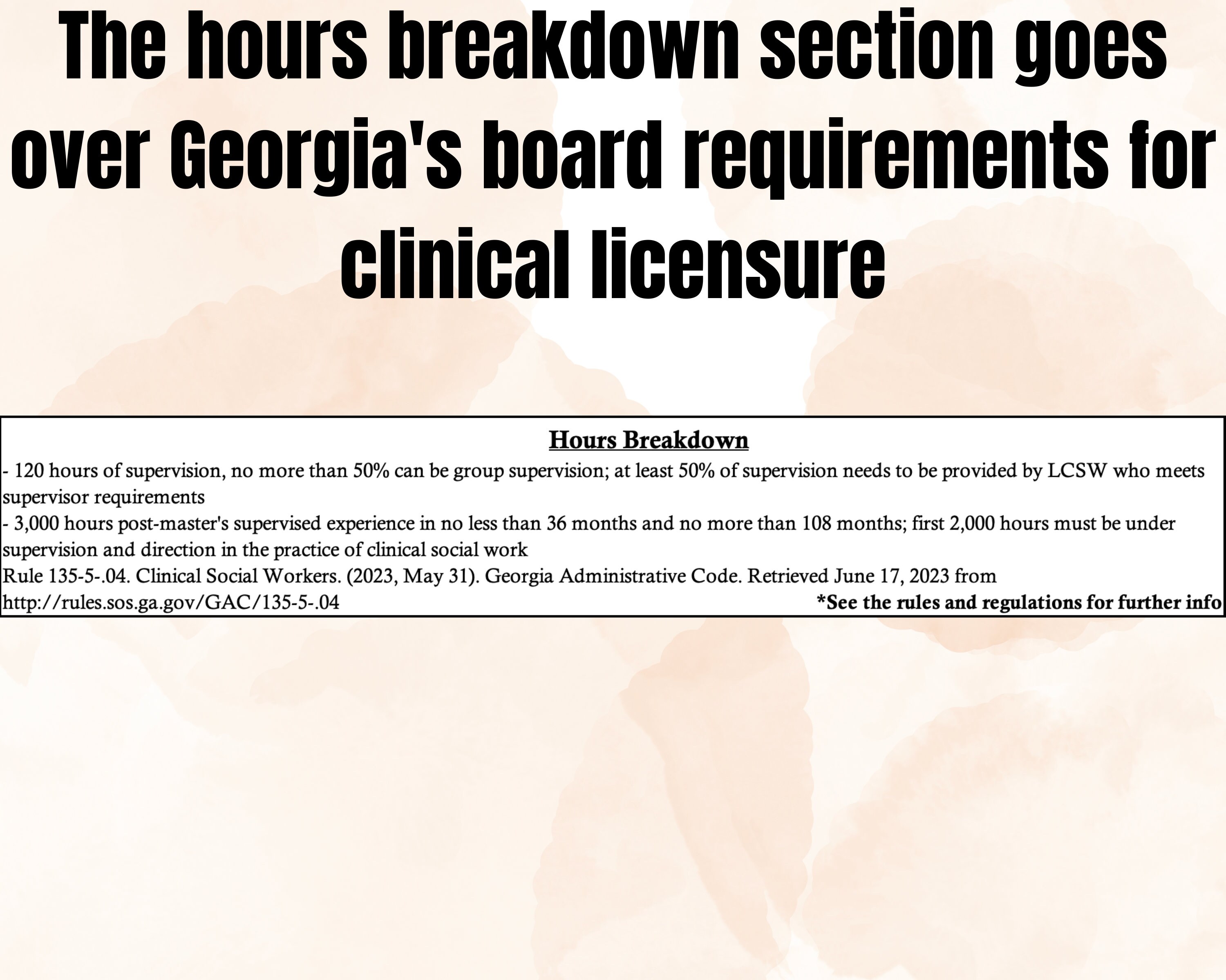 LCSW Hour Tracker, Clinical Hours Log, Clinical Supervision