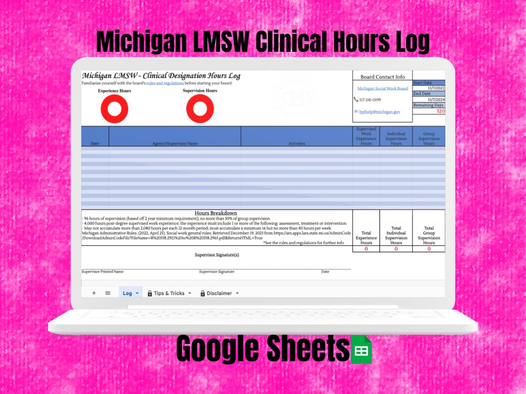 michigan-lmsw-clinical-hours-tracker-clinical-supervision-tools
