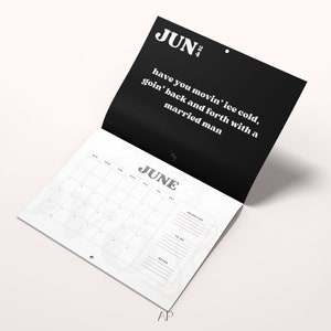 Drake Calendar 2024, Slime You Out 2024 Calendar, Instant Printable, DIY Calendar, For All the Dogs Album, 2024 Calendar, Christmas Gift '24 image 9