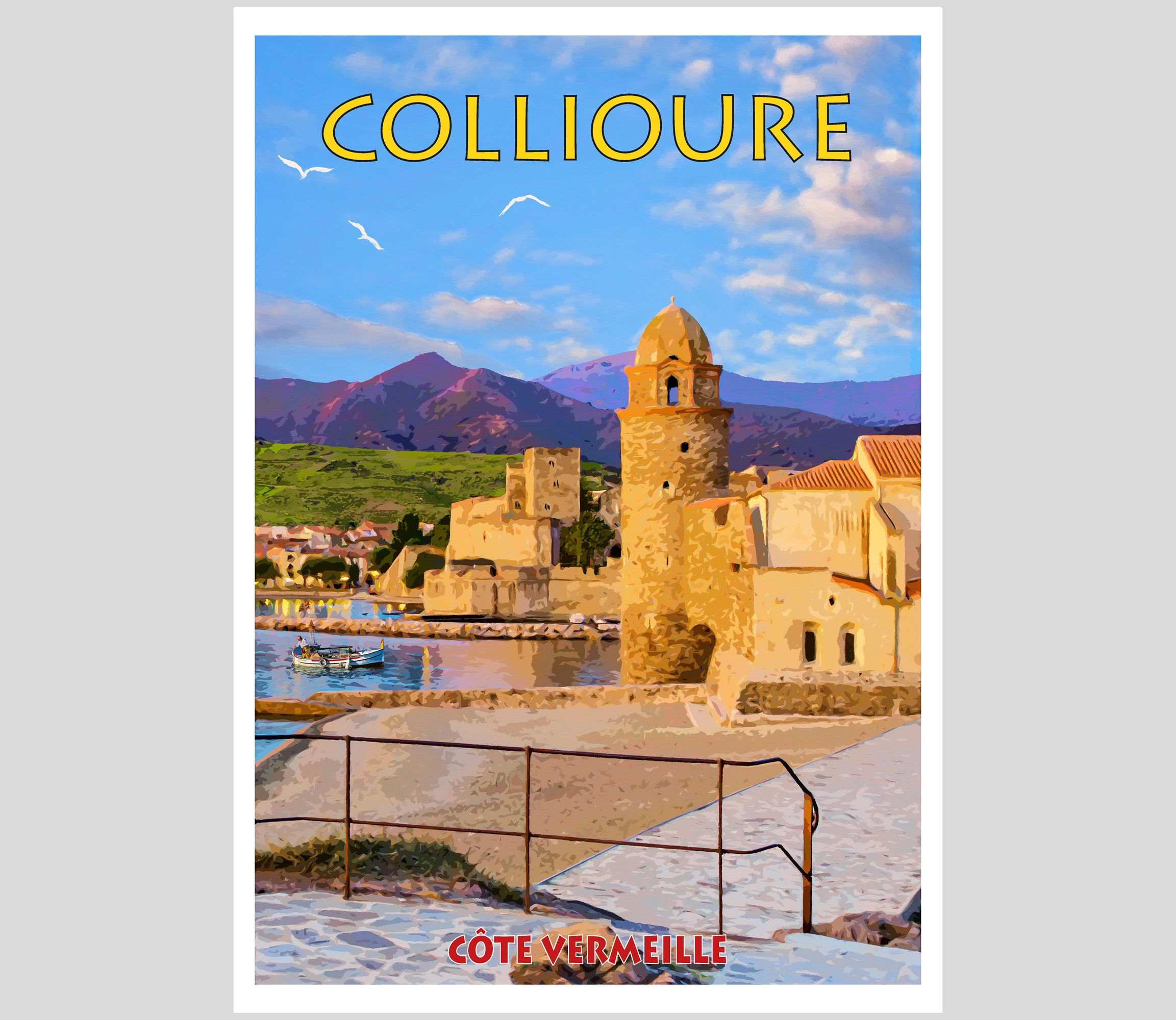Collioure Côte Catalane Pyrénées-Orientales en Occitanie