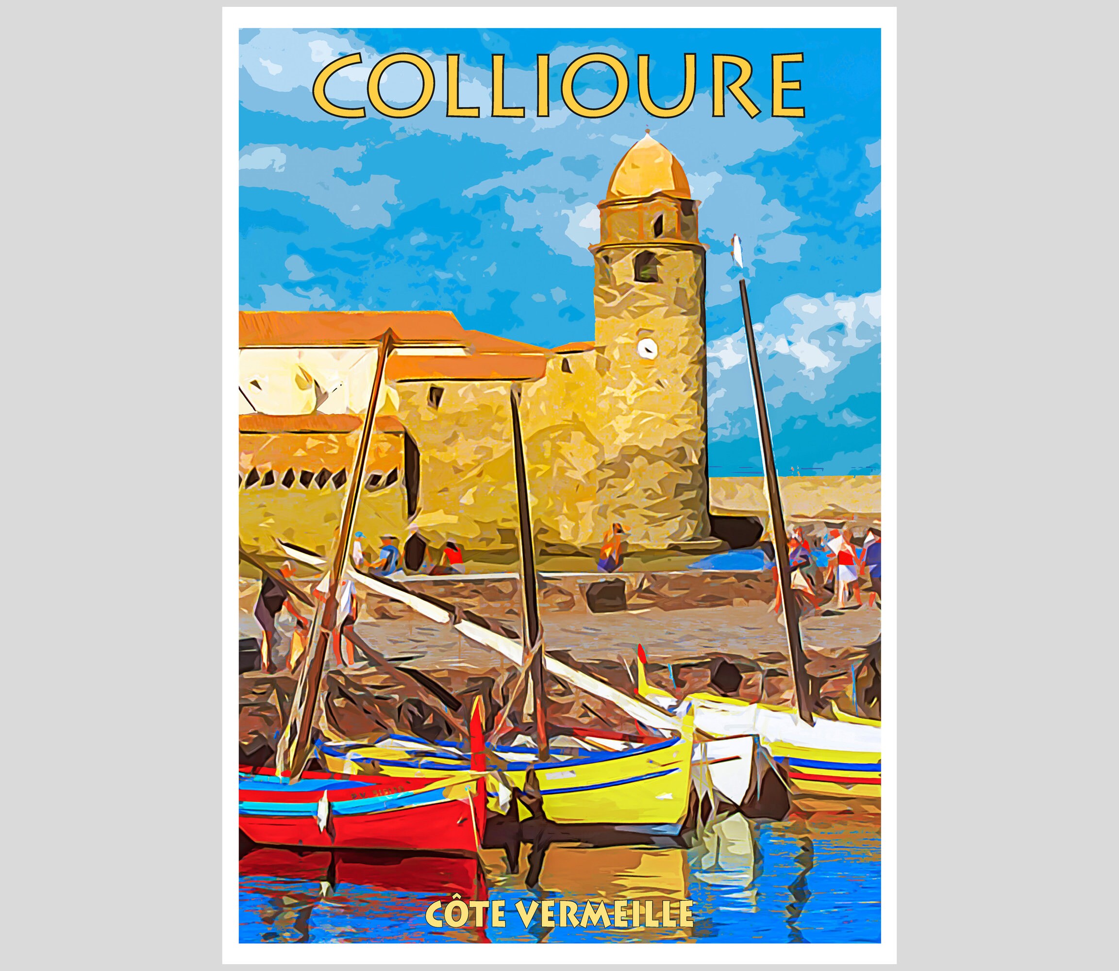 Collioure Côte Catalane Pyrénées-Orientales en Occitanie