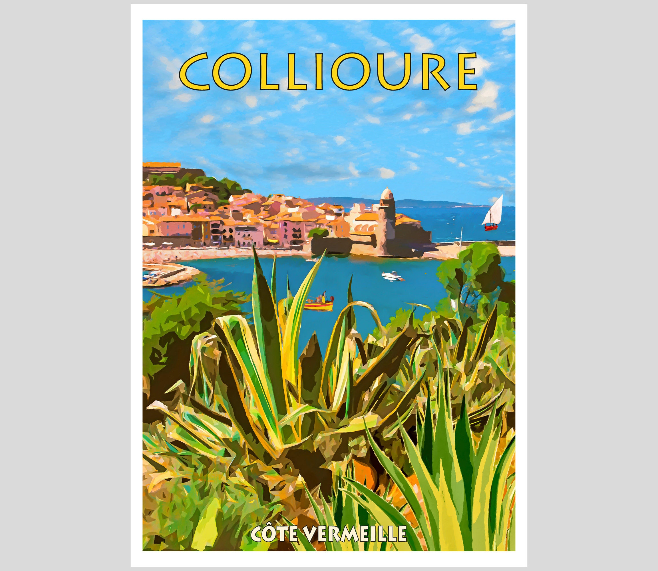 Collioure Côte Catalane Pyrénées-Orientales en Occitanie