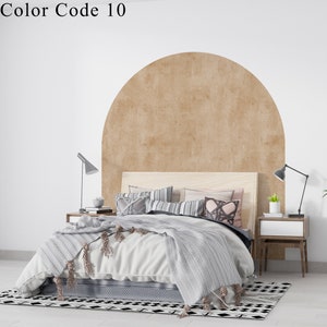 Boho Arch Wall Decal: Color Block Headboard Sticker