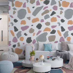 Stone Peel and Stick Wallpaper: Removable Nursery Decor