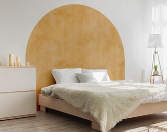 Pegatina de cabecera, pegatina de arco de cama, calcomanía de pared de hedboard, calcomanía de pared de arco, pegatina de calcomanía de pared de arco, calcomanía de pared, arco de cama Super King, decoración