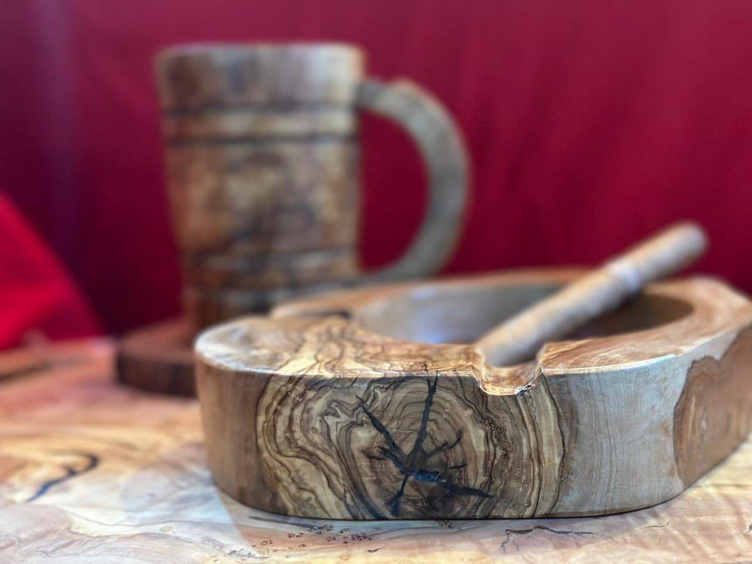 Russian Olive Wood Ashtray main image 0