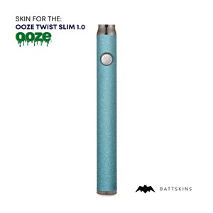 OOZE Slim Twist 1.0  Baby Blue Shimmer 3D Skin *SKIN ONLY* | No Device Included - Wrap Only (2 Pack)