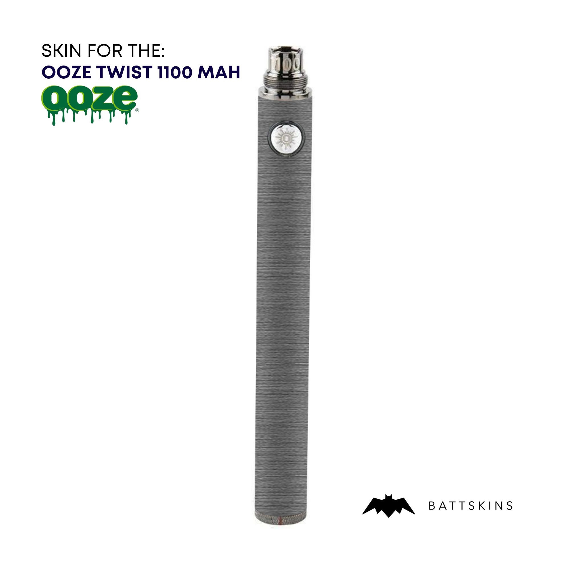 OOZE Twist 510 Thread 1100 Mah Skin | Brushed Metallic Skin *SKIN ONLY* |  No Device Included - Wrap Only (2 Pack) - Etsy