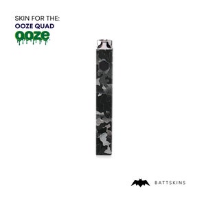OOZE QUAD Flex Temp Battery 3D Forged Carbon Fiber Skin *Skin Only* (2 Pack)