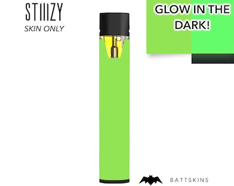 Envoltura STIIIZY / Piel verde neón que brilla en la oscuridad (paquete de 2)