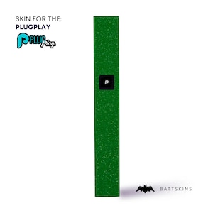 PLUGPLAY®  Green Shimmer 3D Skin *SKIN ONLY* | No Device Included - Wrap Only (2 Pack)