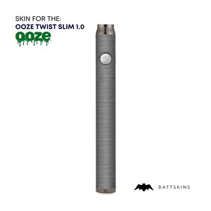 OOZE Slim Twist 1.0 Brushed Metallic 3D Skin *SKIN ONLY* | No Device Included - Wrap Only (2 Pack)