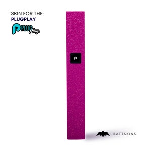 PLUGPLAY®  Fuchsia Shimmer 3D Skin *SKIN ONLY* | No Device Included - Wrap Only (2 Pack)