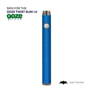OOZE Slim Twist 1.0 Blue Shimmer 3D Skin *SKIN ONLY* | No Device Included - Wrap Only (2 Pack)