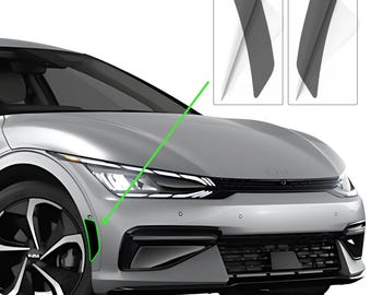 Front Reflectors Smoke Black Tint (Fits EV6 Wind) - 2 Decals