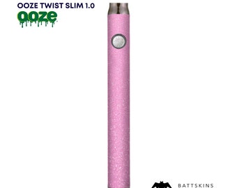 OOZE Slim Twist 1.0 Pink Shimmer 3D Skin *TYLKO SKÓRA* | Urządzenie nie jest dołączone – tylko opakowanie (2 sztuki)