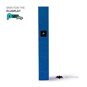 PLUGPLAY®  Blue Shimmer 3D Skin *SKIN ONLY* | No Device Included - Wrap Only (2 Pack)