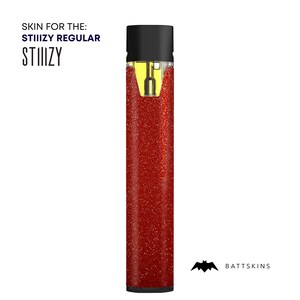STIIIZY  Red Shimmer 3D Skin *SKIN ONLY* | No Device Included - Wrap Only (2 Pack)