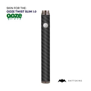 OOZE Slim Twist 1.0  Carbon Fiber 3D Skin *SKIN ONLY* | No Device Included - Wrap Only (2 Pack)