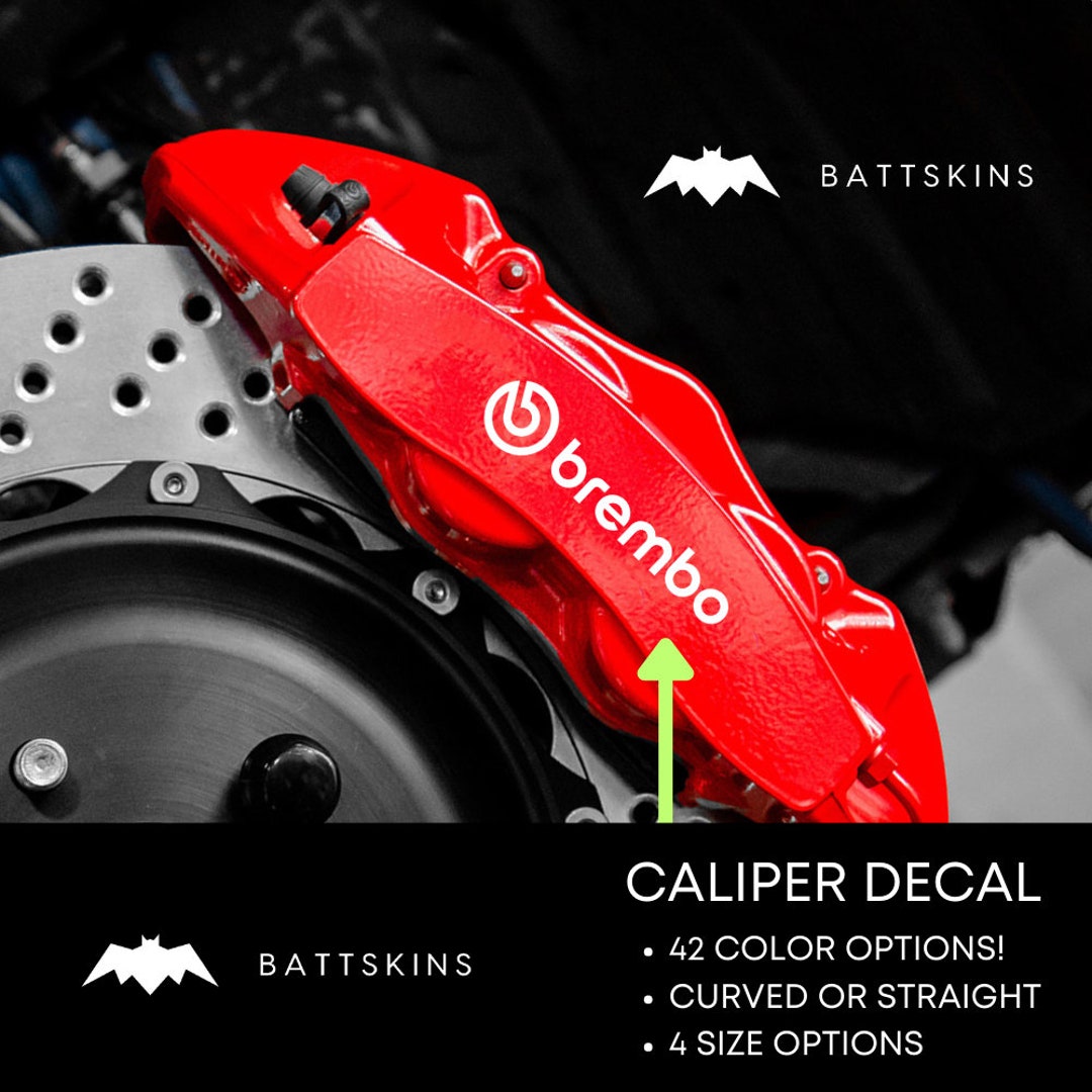 Brembo Caliper Decals Listing for 1 Set 2 Decals Etsy