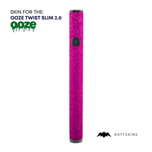 OOZE Twist Slim 2.0  Fuchsia Shimmer 3D Skin *SKIN ONLY* | No Device Included - Wrap Only (2 Pack)