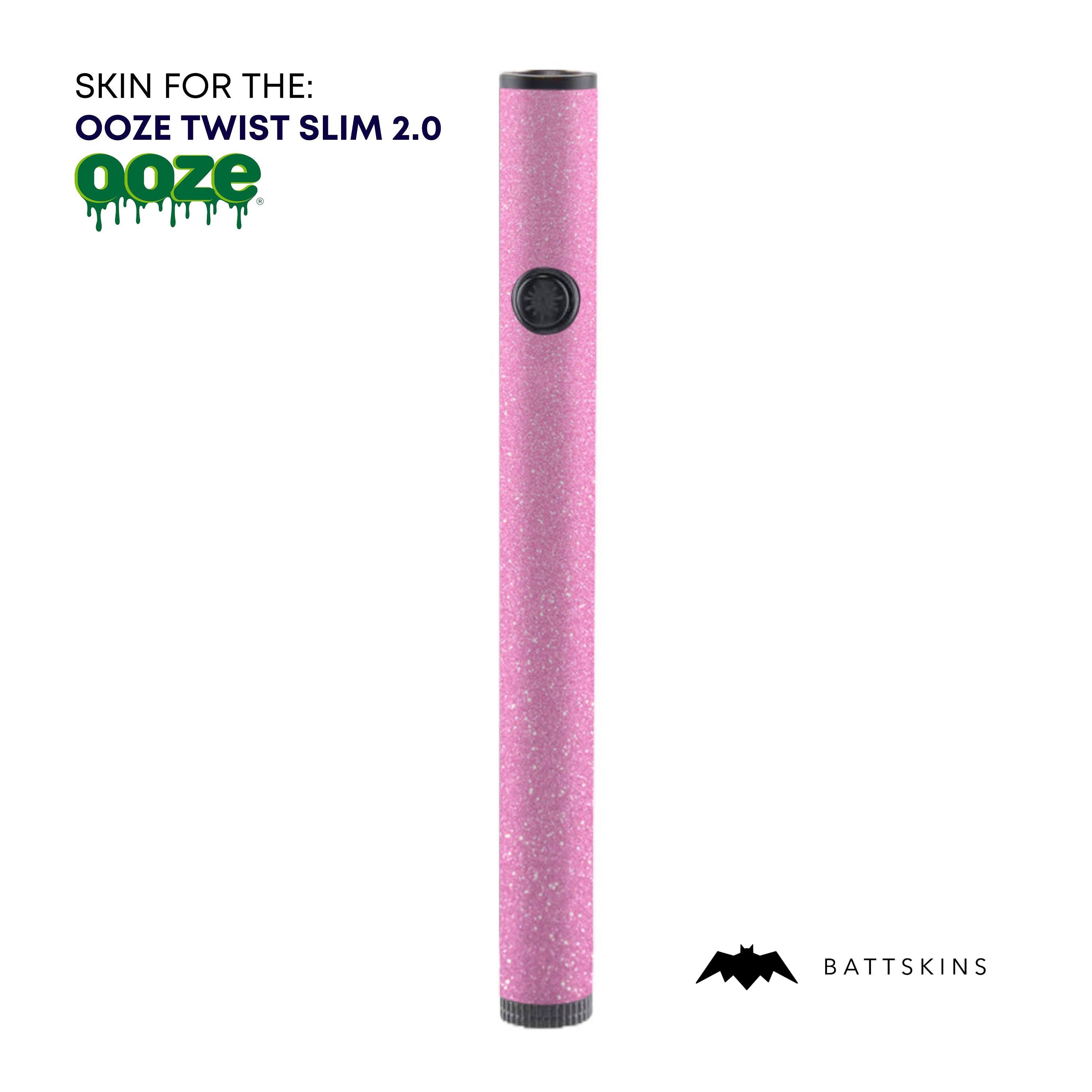 girly vape mods Girly Pink Vape Mod OOZE Twist 510 Thread 650 Mah Skin Fushcia Shimmer 3D  Skin *