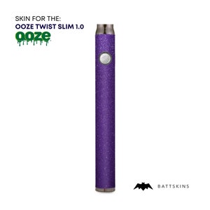 OOZE Slim Twist 1.0 Purple Shimmer 3D Skin *SKIN ONLY* | No Device Included - Wrap Only (2 Pack)