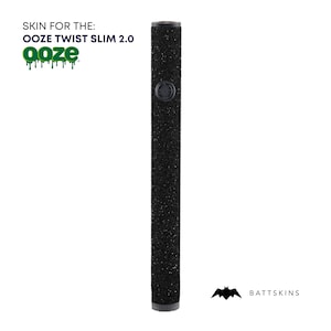 OOZE Twist Slim 2.0  Black Shimmer 3D Skin *SKIN ONLY* | No Device Included - Wrap Only (2 Pack)