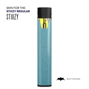 STIIIZY Baby Blue Shimmer 3D Skin *SKIN ONLY* | No Device Included - Wrap Only (2 Pack)