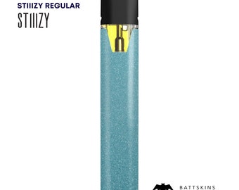 STIIIZY Skin: Envoltura brillante azul bebé (paquete de 2)