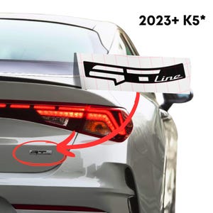 Overlay Decal GT or GT-Line fits K5 | Available in 42 Colors